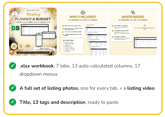 Everything included in Digital Product Engine